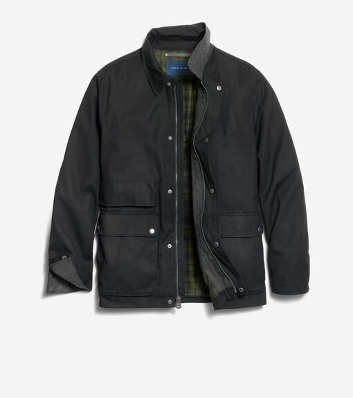 Men's Waxed Rain Jacket