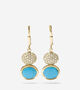 Gold-blue Turquoise-crystal