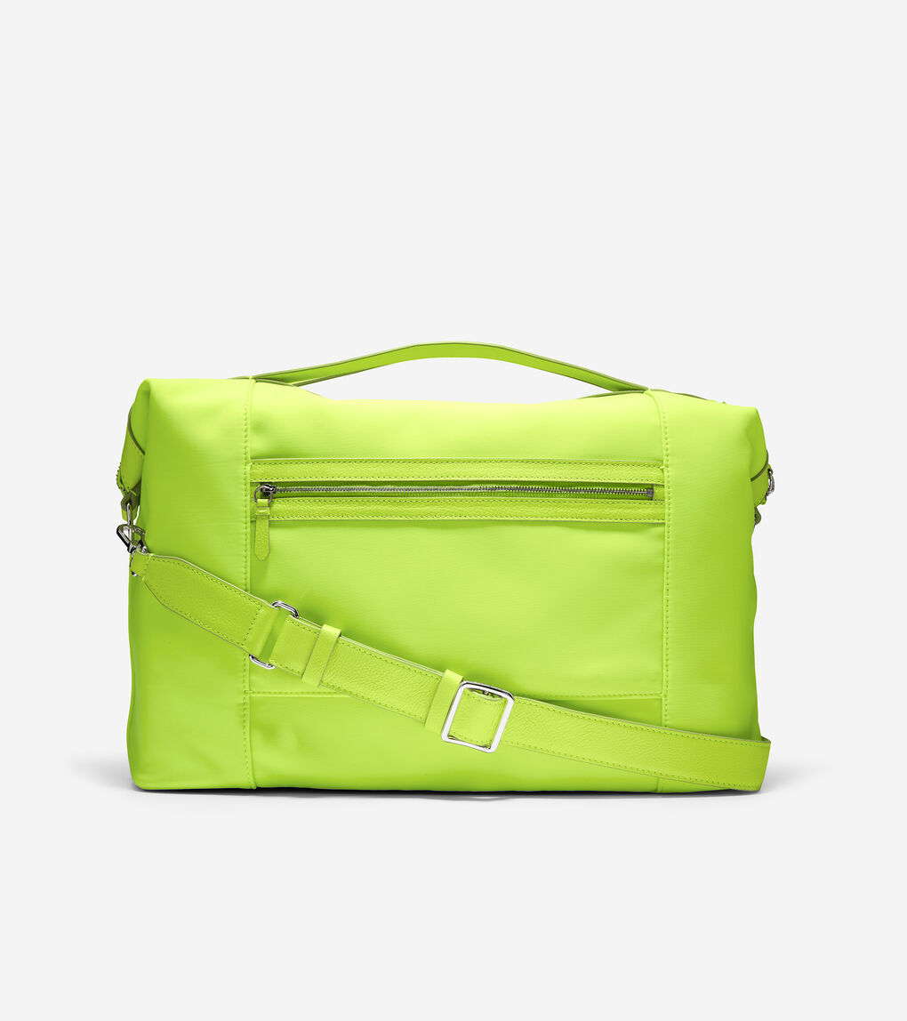 Women&#39;s Grand Ambition Weekender Duffle Bag in Lightening Green Neoprene | Cole Haan