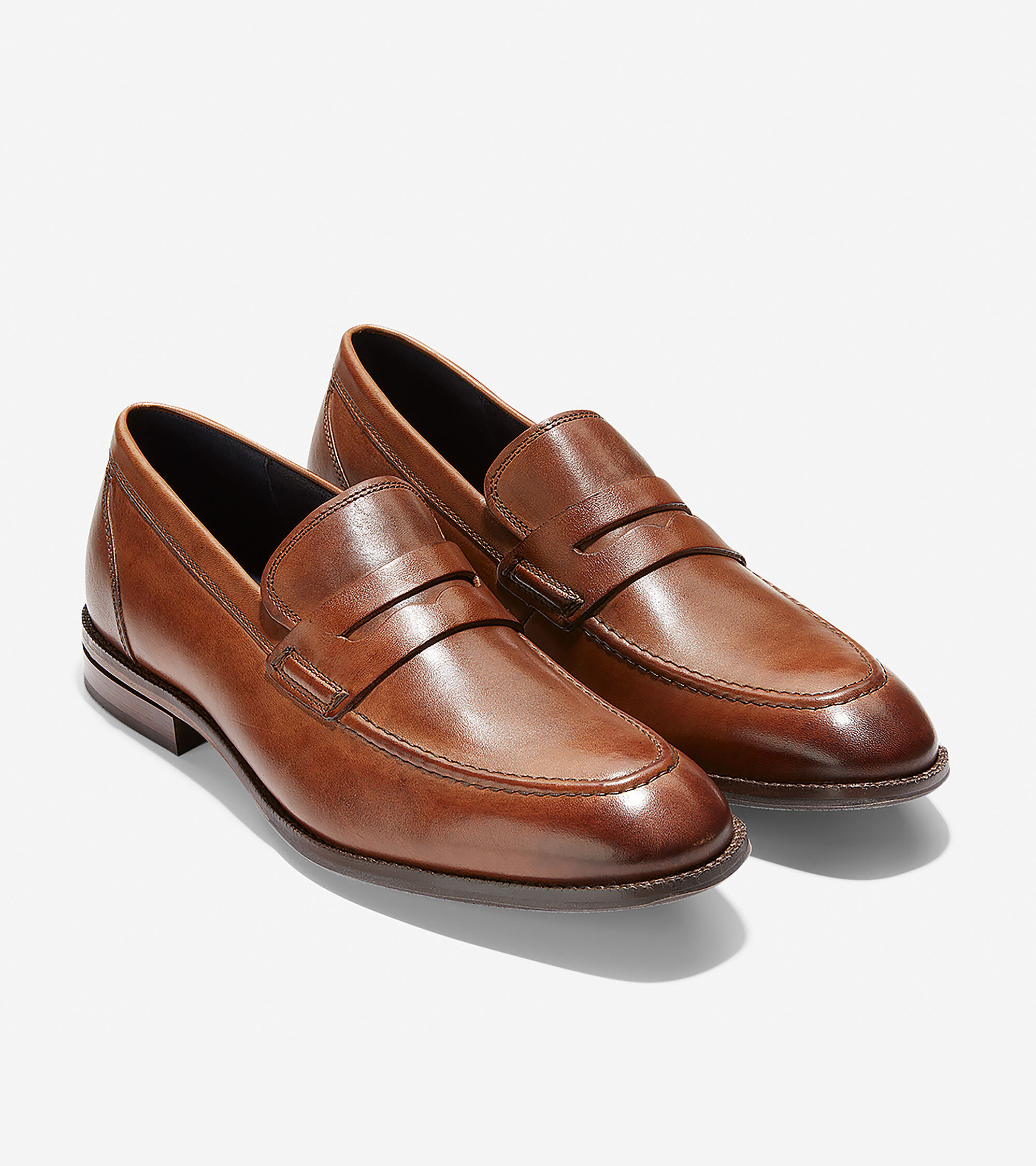 mens tan penny loafers