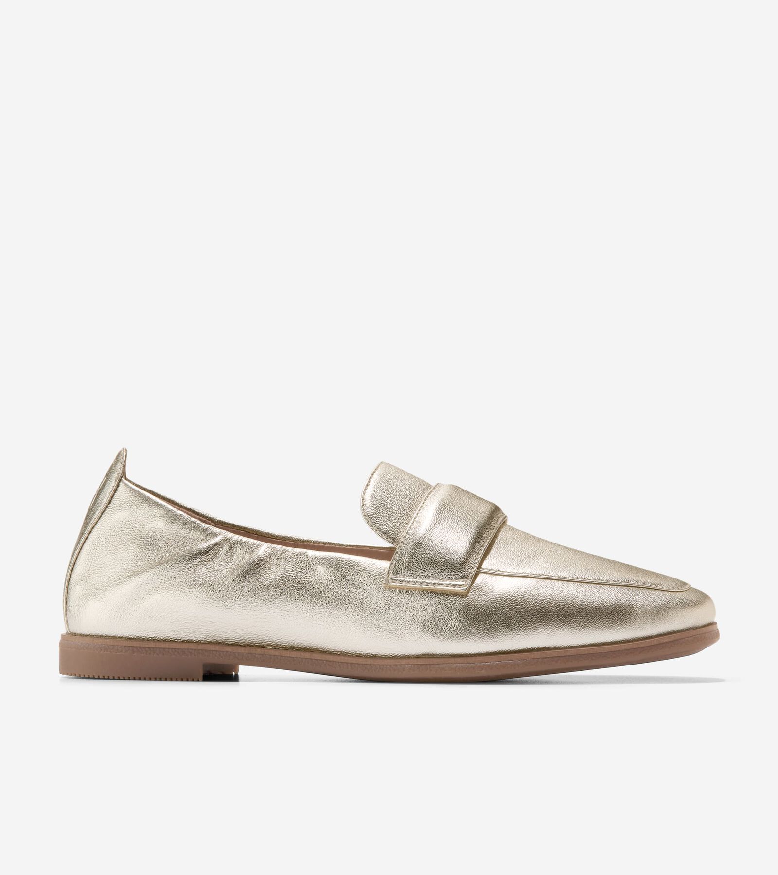 Shop Cole Haan Trinnie Soft Loafer In Soft Gold