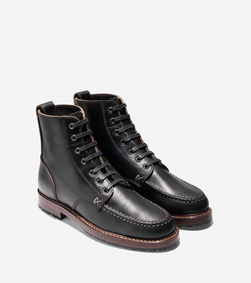 Men&#39;s Made in Maine x BillyKirk Boot in Black Leather | Cole Haan US