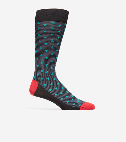 MENS Men's Triangle Dotted Crew Socks