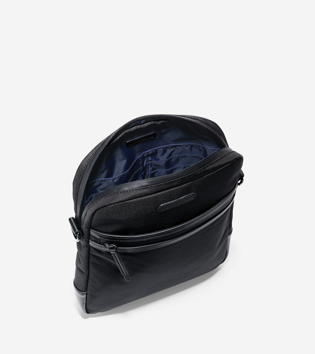 Grand Top Zip Reporter Bag in Black | Cole Haan