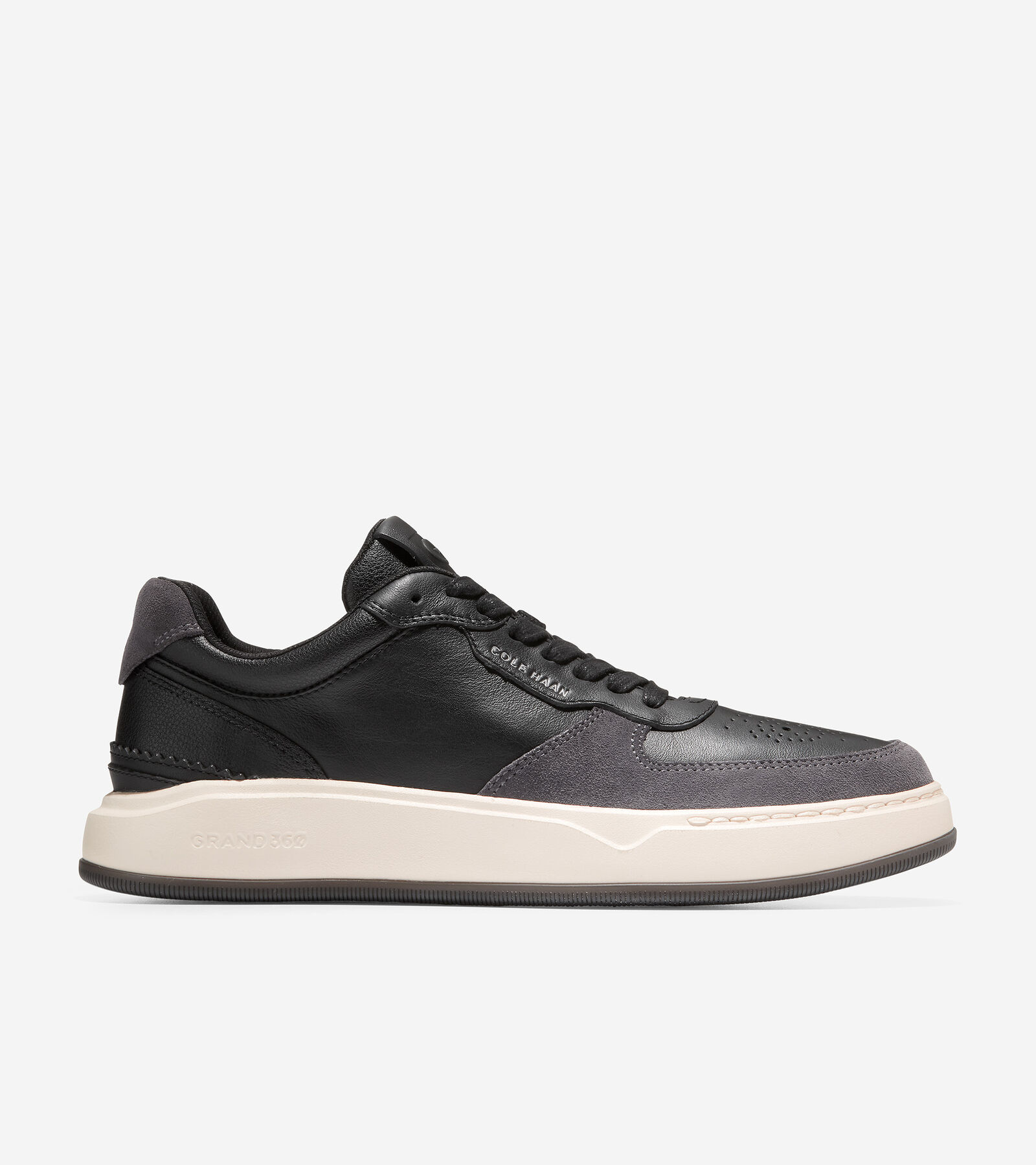 Shop Cole Haan Men's Grandprø Crossover Sneaker In Black-pavement