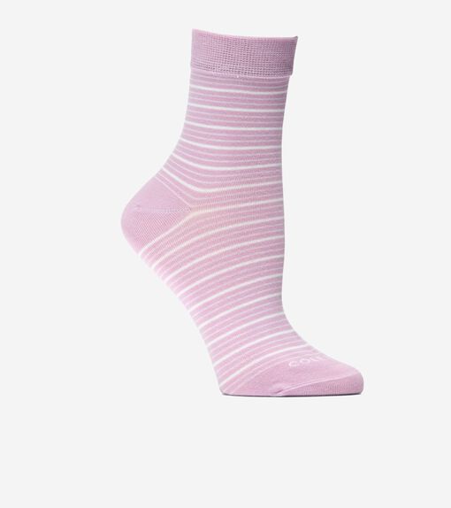 Women's Stripe Short Crew Socks