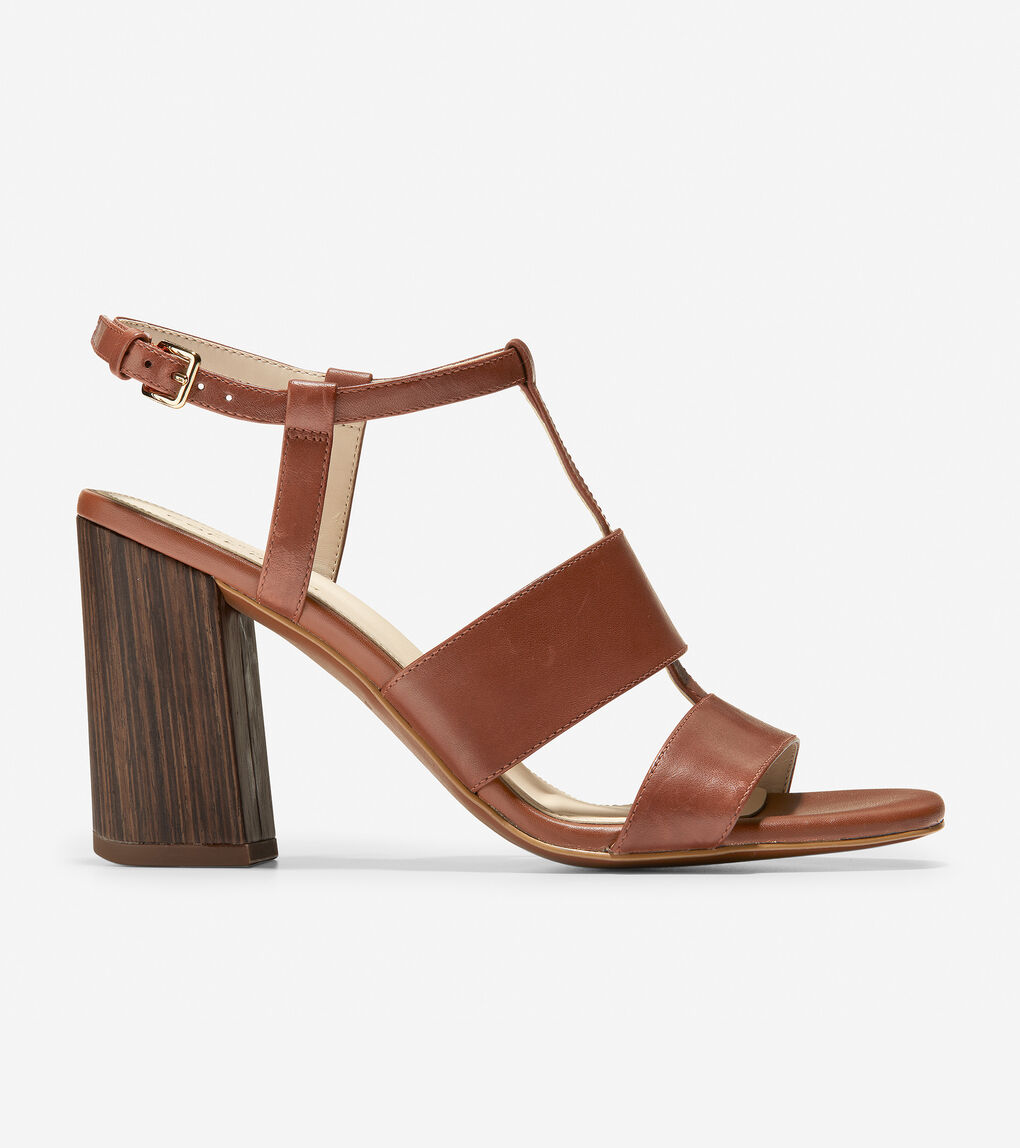 Women's Cherie Grand Block Heel Sandal (85mm) in Cherry Mahogany