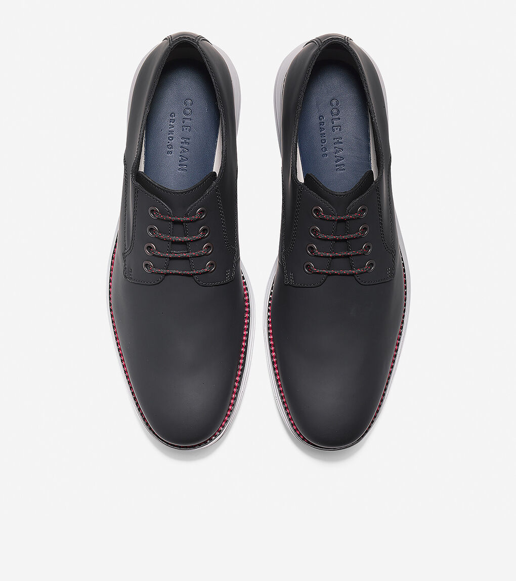 Men's ØriginalGrand Plain Toe Oxford in Black Matte Leather | Cole Haan