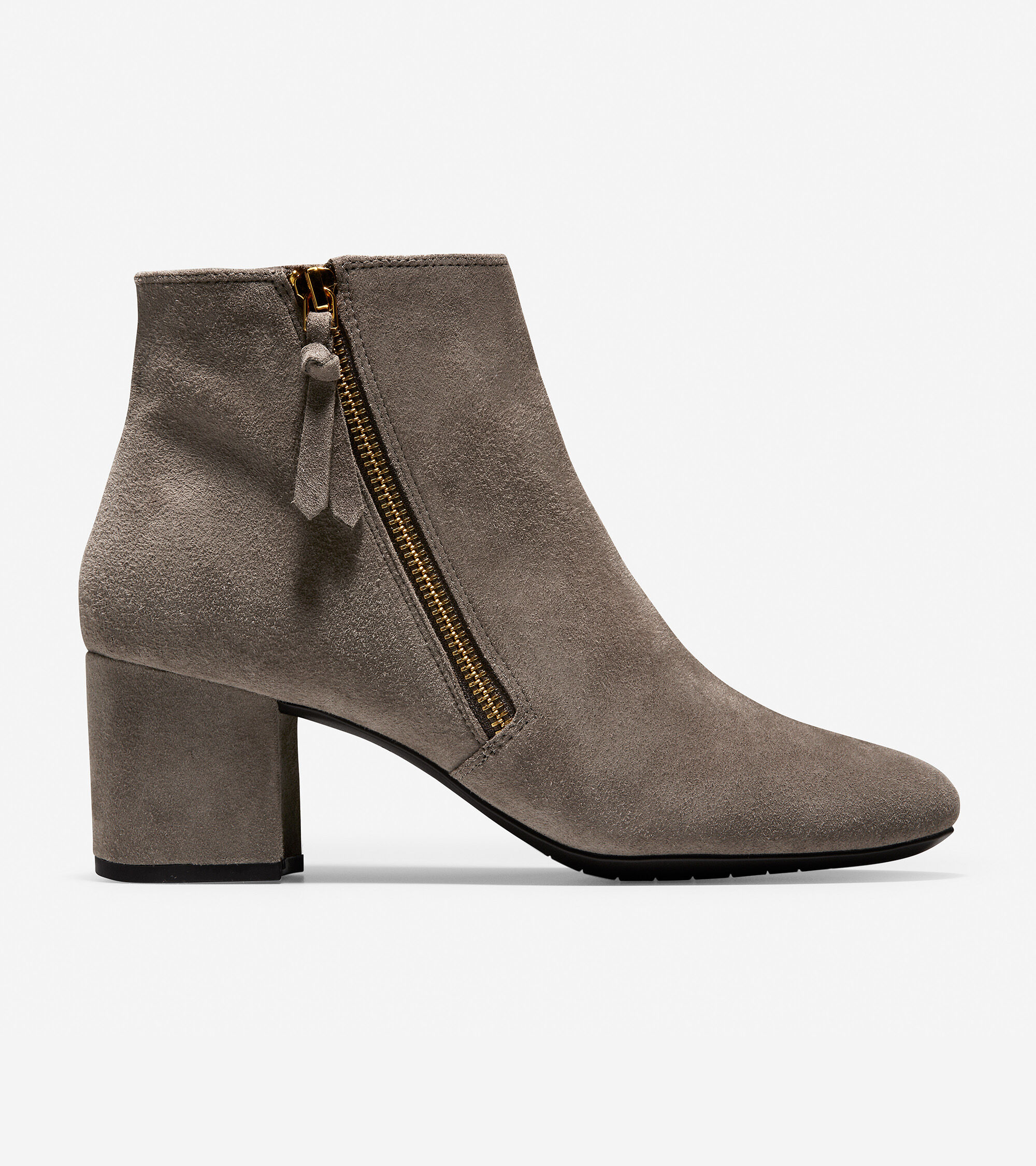 cole haan saylor suede ankle booties