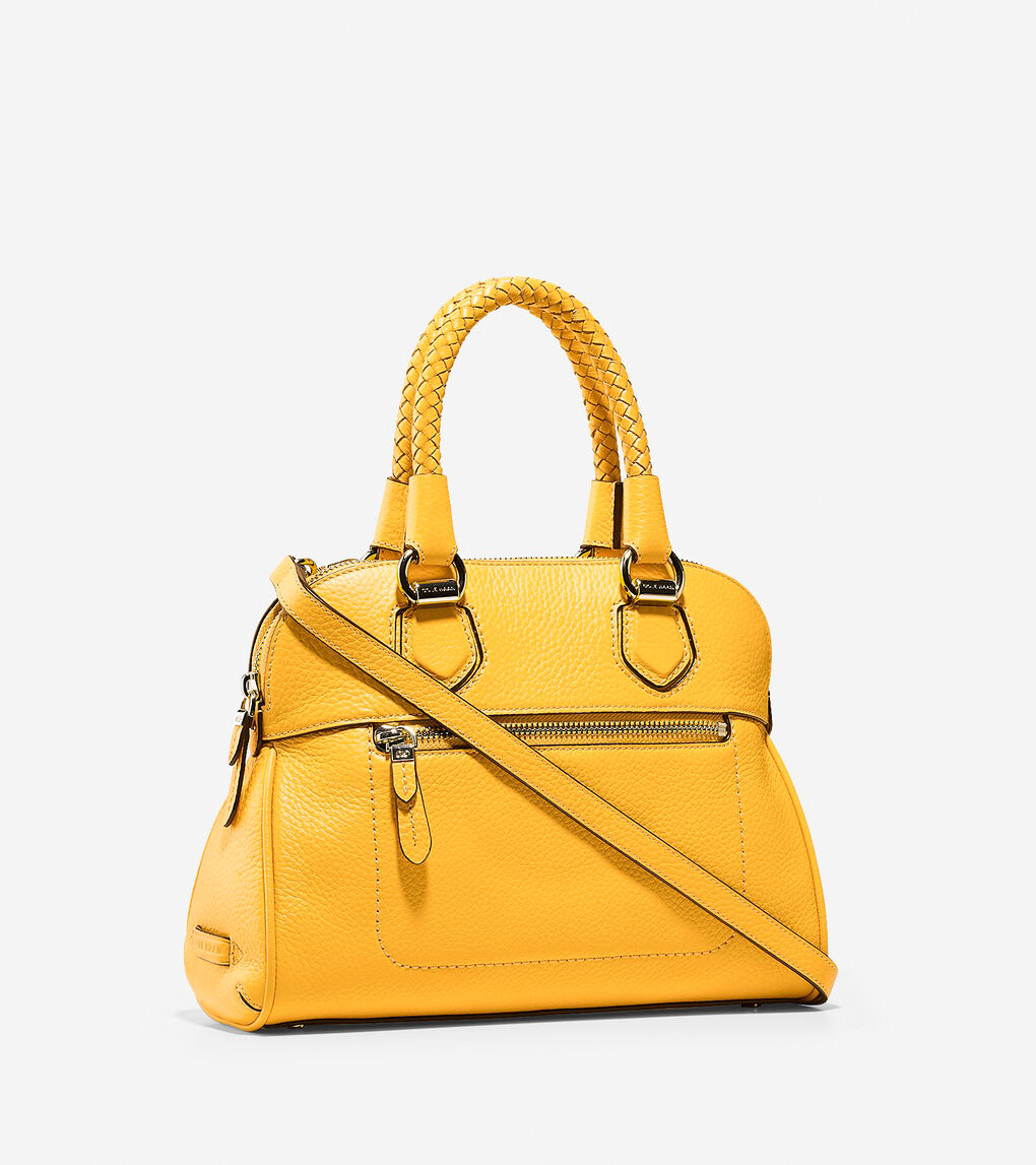 Women's Tali Small Dome Satchel Bag in Sunglow | Cole Haan