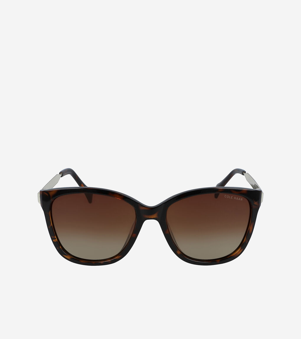 Women's Classic Square Sunglasses in Tortoise-Brown | Cole Haan