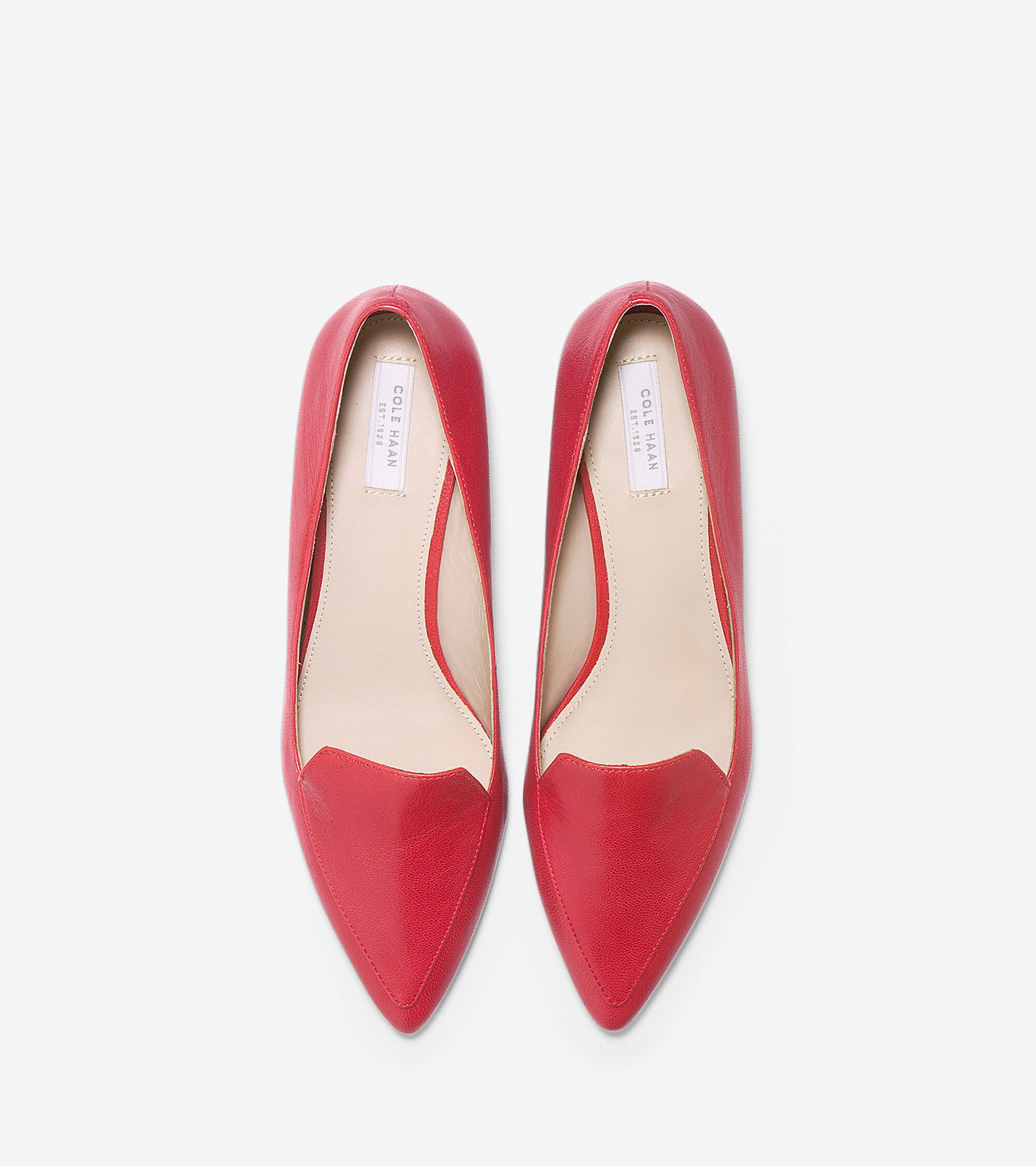 Women's Dellora Skimmers in Tango Red Leather | Cole Haan