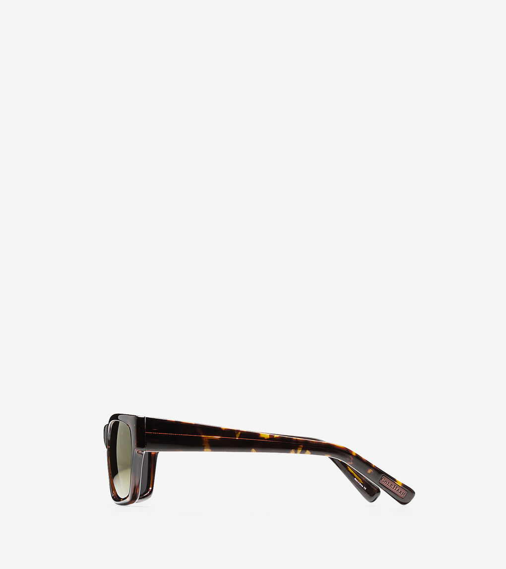 Modern Acetate Rectangle Sunglasses