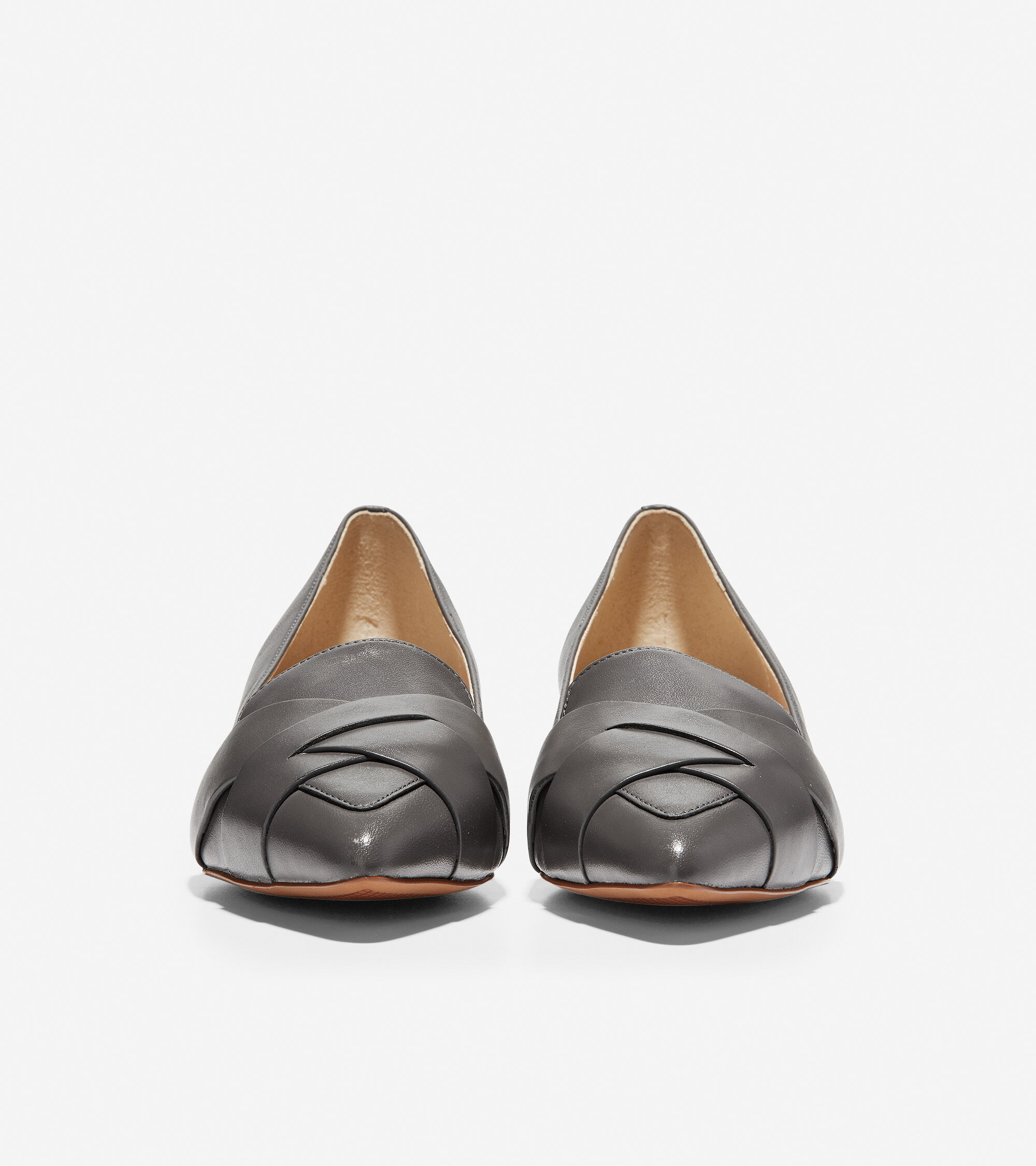 cole haan camila leather skimmer flat