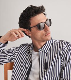 Male model wearing sunglasses