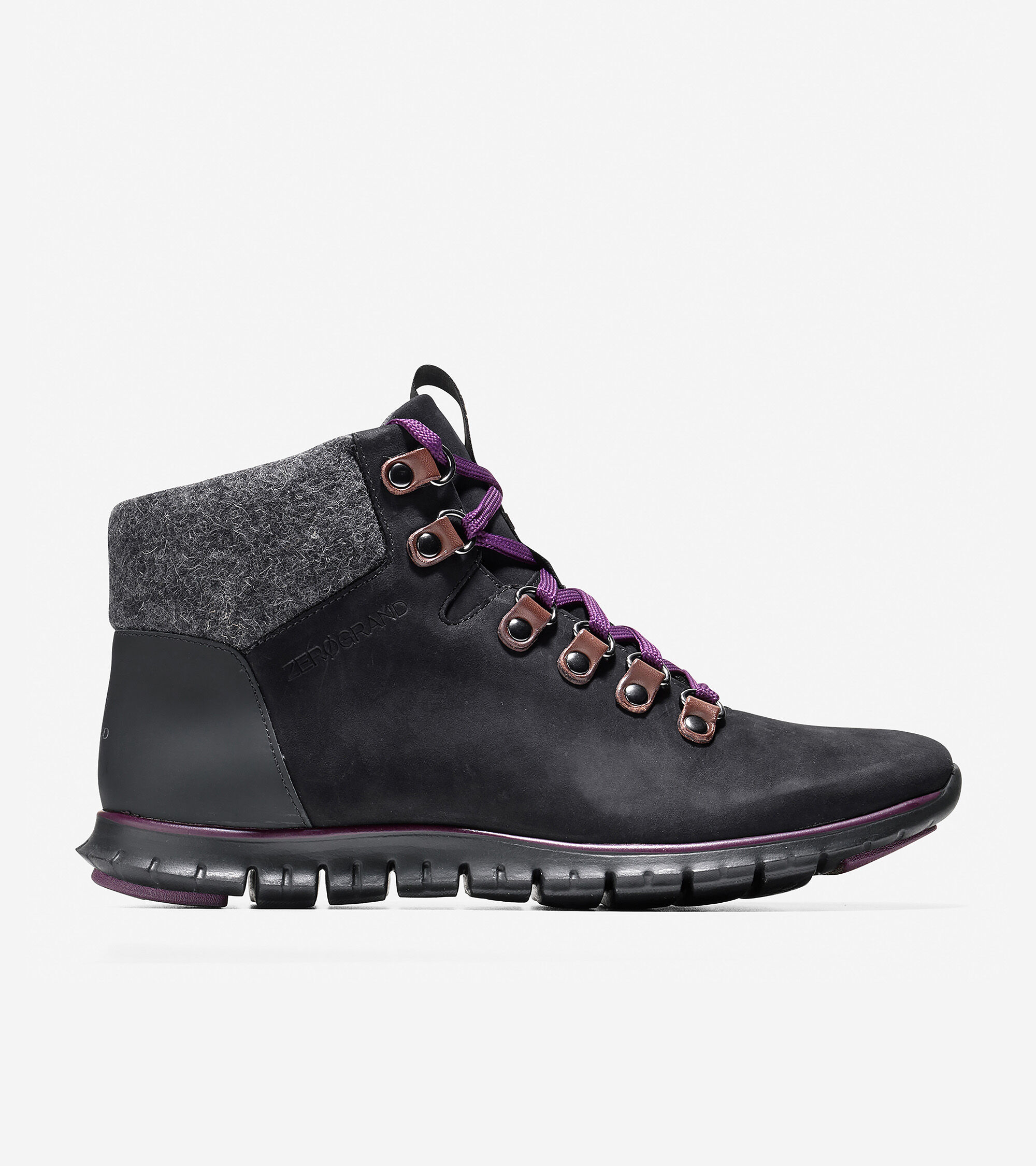 black hiker boots women's