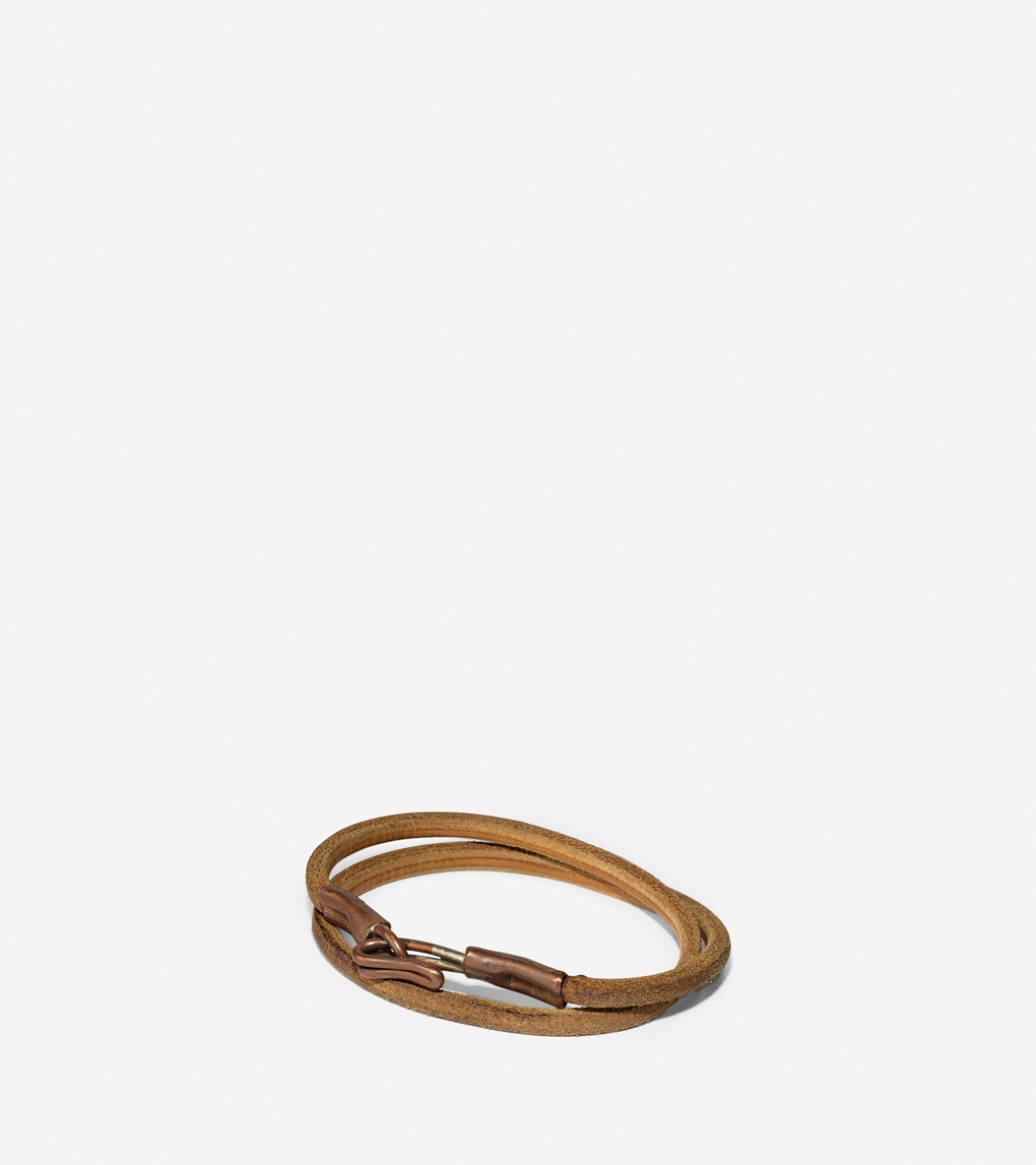 Cause & Effect - Double Wrap Leather Bracelet