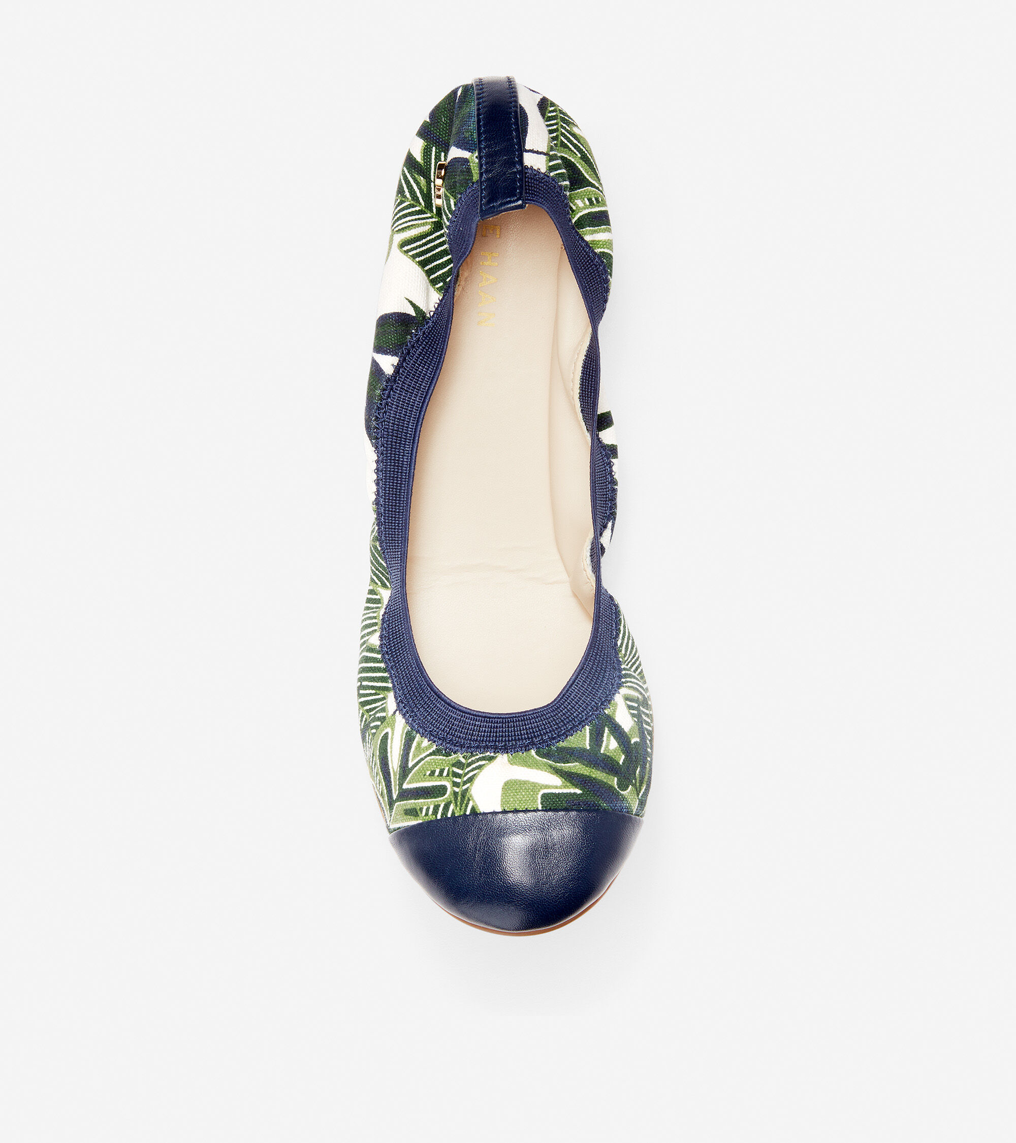 cole haan elbridge leather ballet flats