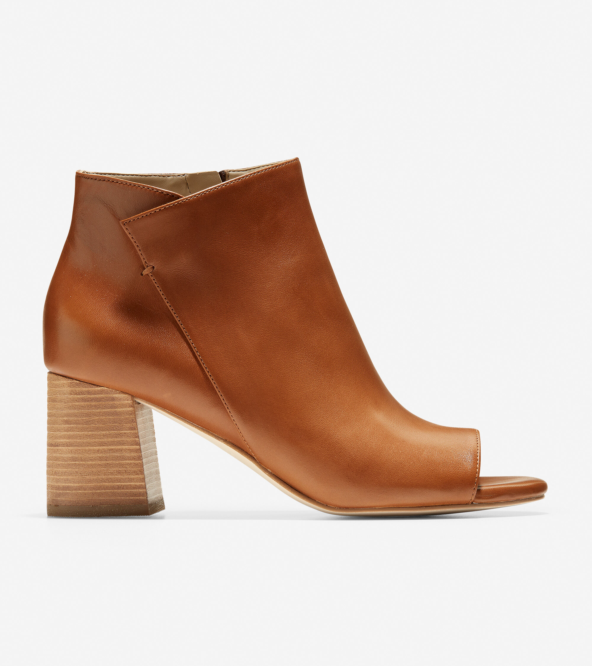 2 inch peep toe booties