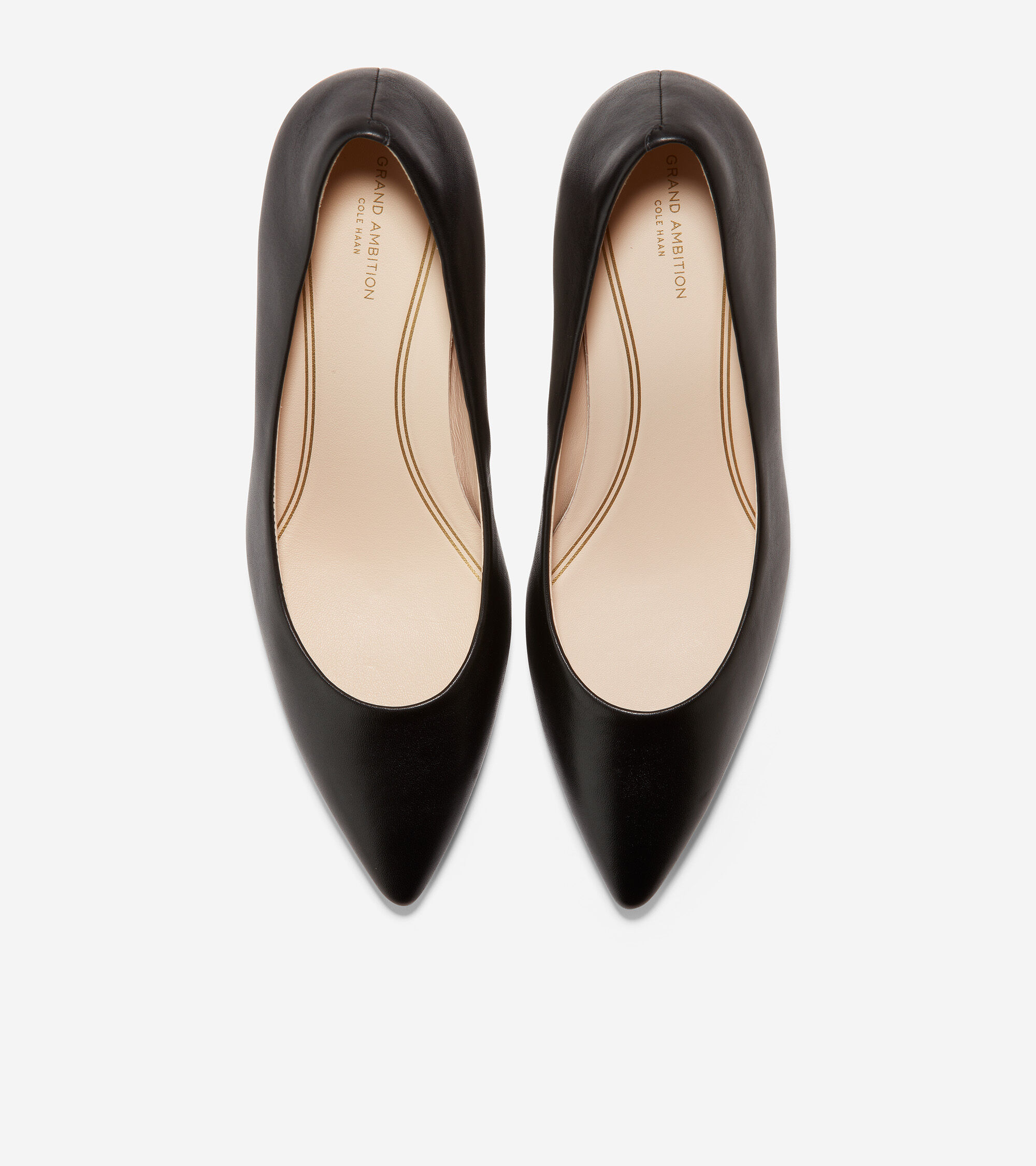 Women's Grand Ambition Pump in Black Leather | Cole Haan
