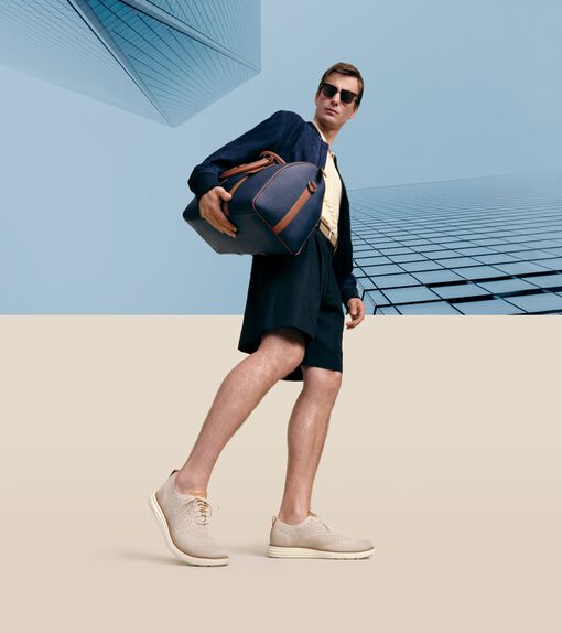 Men's ØriginalGrand Remastered Stitchlite™ Oxfords in Beige Or Khaki | Cole Haan