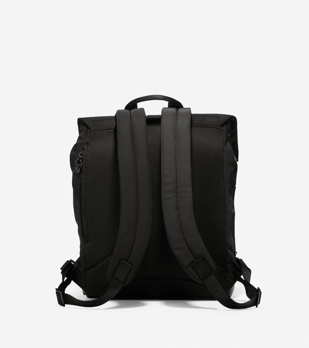 Sawyer Nylon Flap Backpack