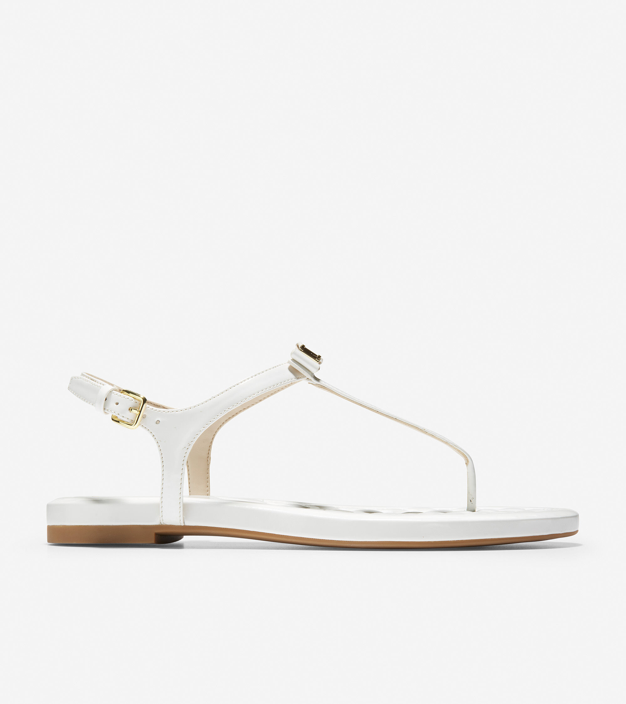 Women's Tali Mini Bow Sandals in White Patent | Cole Haan