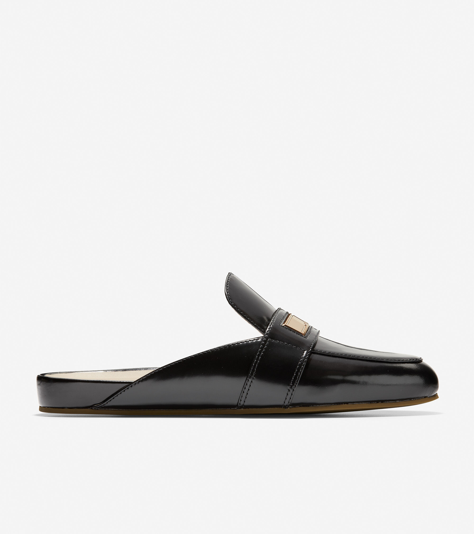 Aria Mule in Black Box Leather | Cole Haan