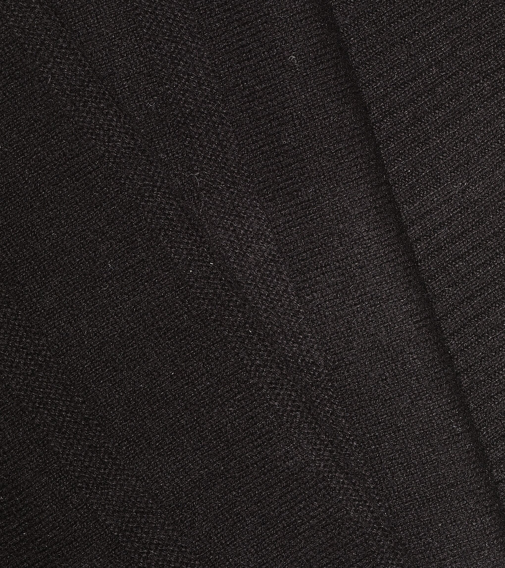 Cashmere/Wool Blend Muffler in Black | Cole Haan