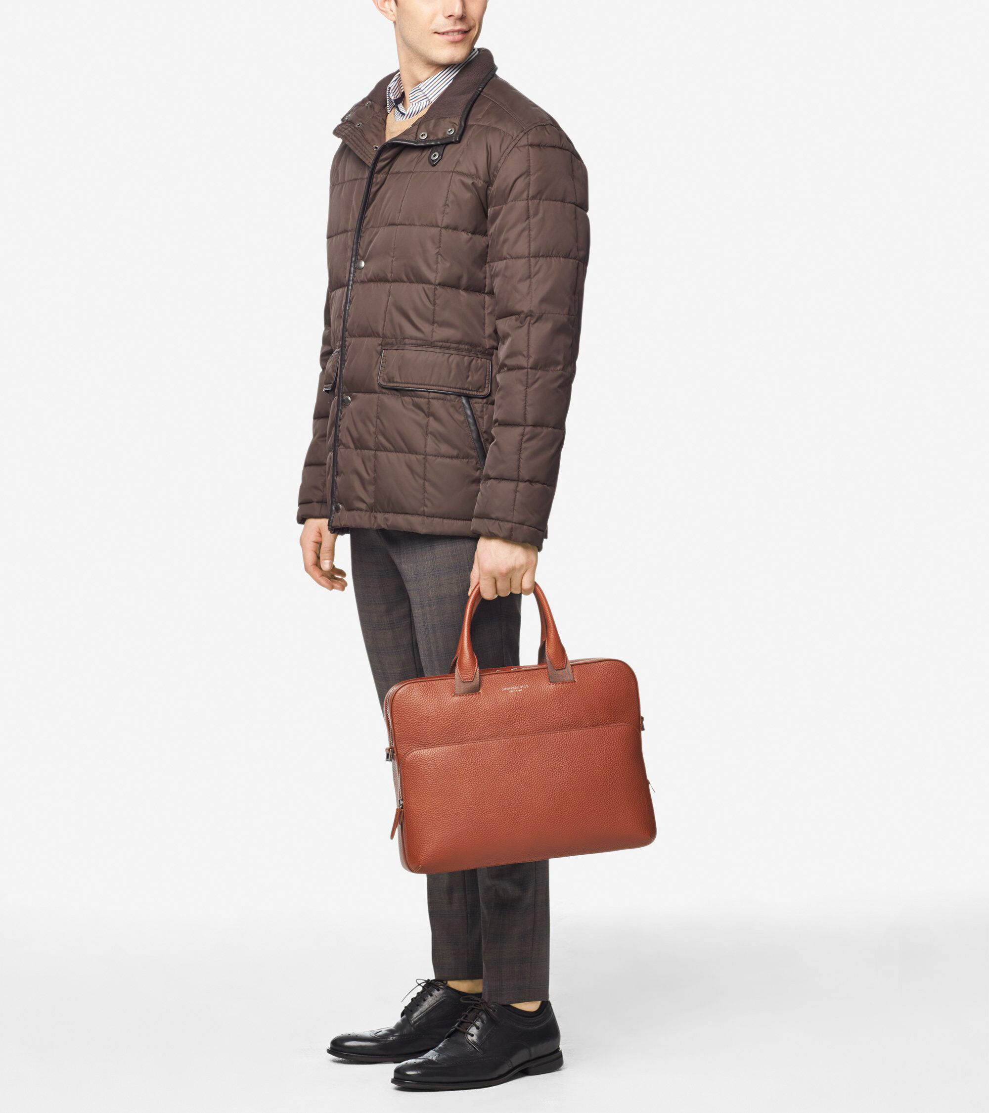 Cole haan warner attache sale