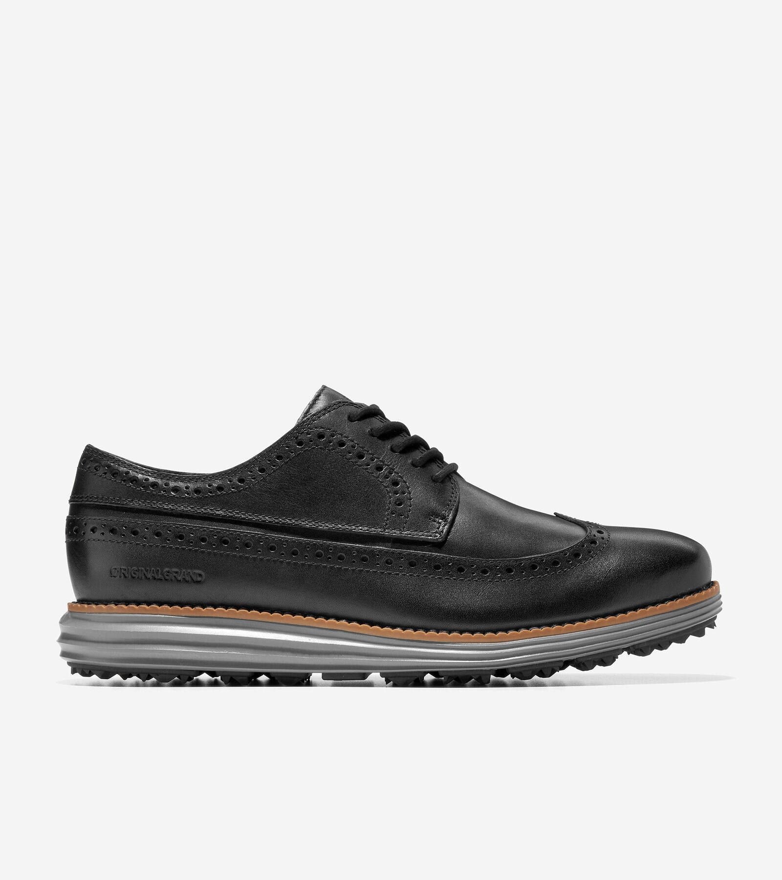 Shop Cole Haan Men's Øriginalgrand Golf Shoe In Black-natural-quiet Shade