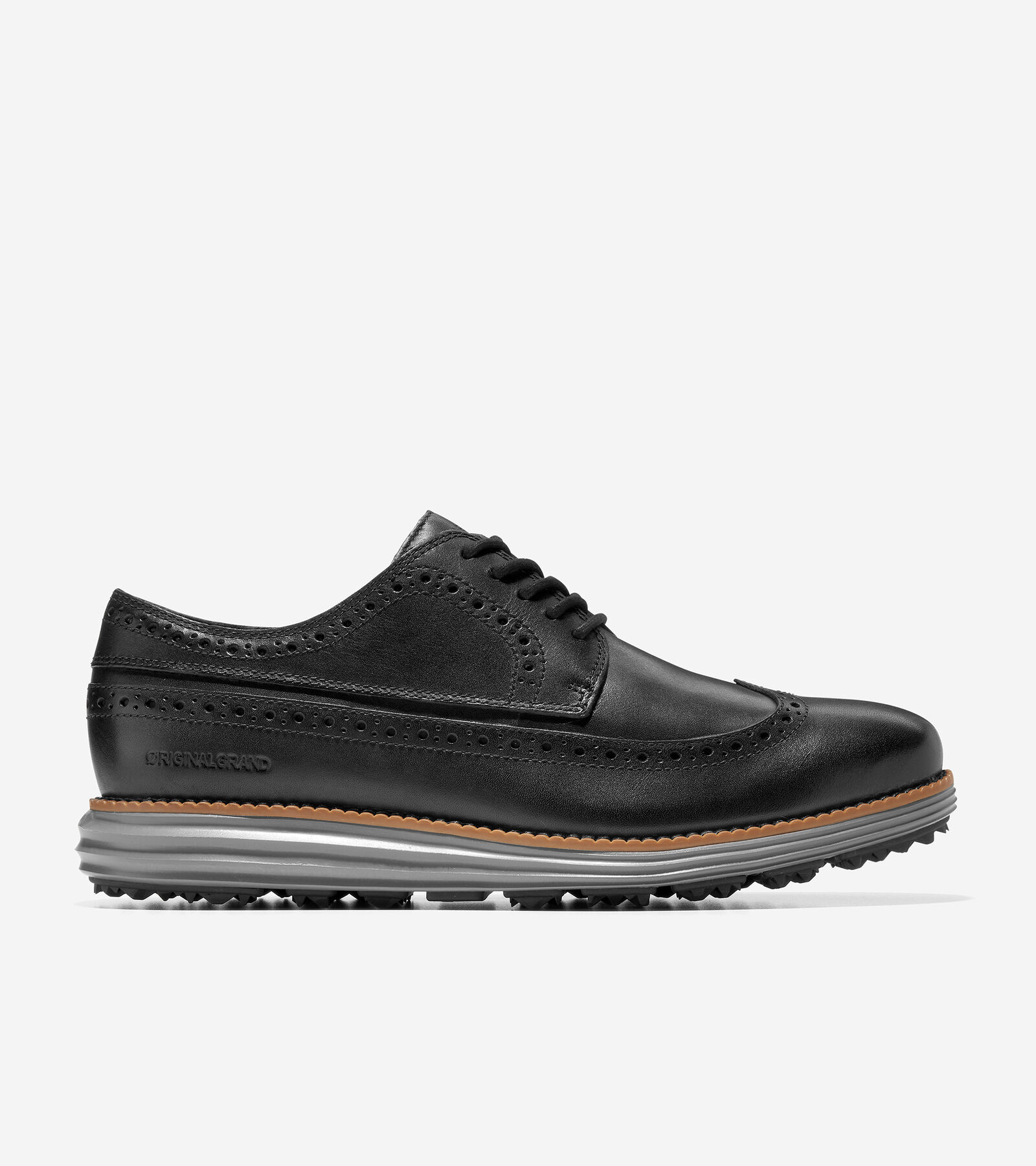COLE HAAN COLE HAAN MEN'S ØRIGINAL GRAND GOLF SHOES - BLACK SIZE 8