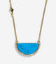 Gold-blue Turquoise-crystal