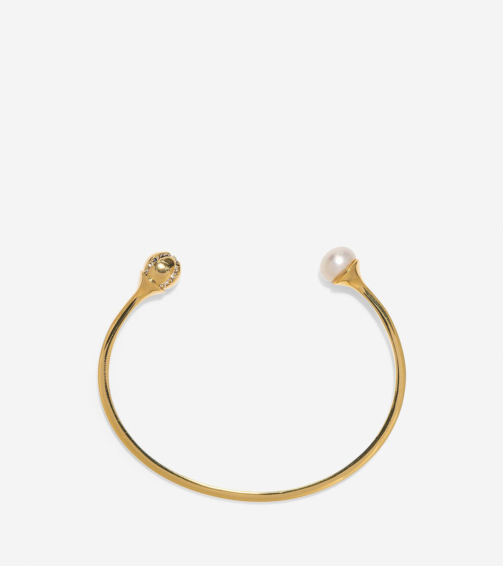 Set the Ball in Motion Fresh Water Pearl Open Cuff