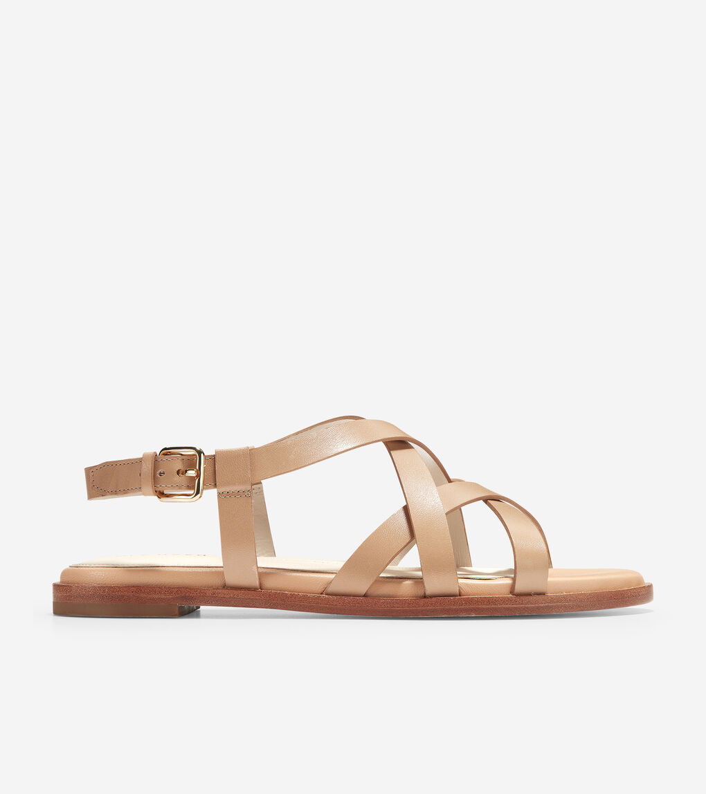 Women's Analeigh Grand Strappy Sandal in Sahara Leather | Cole Haan