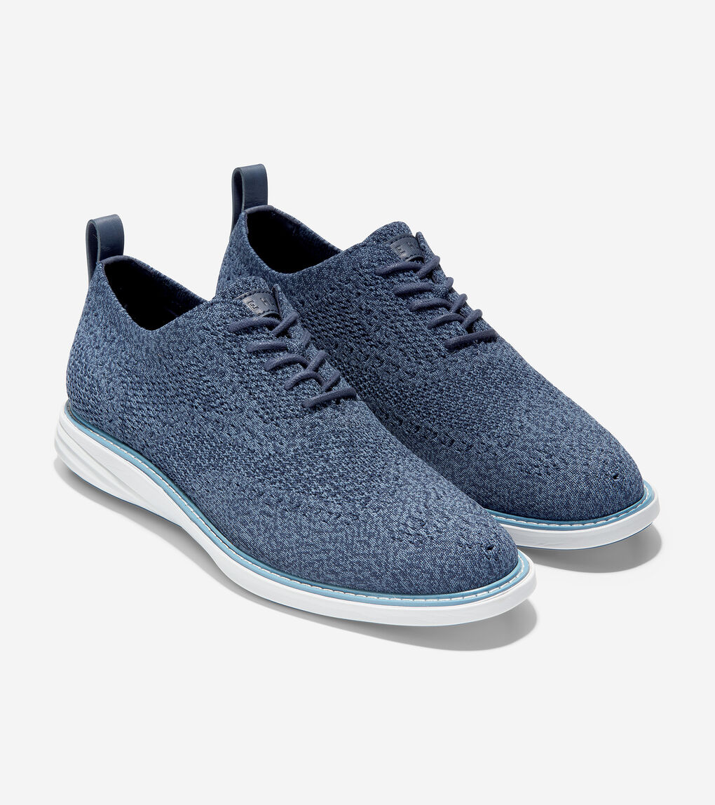grand evolution wingtip oxford blue