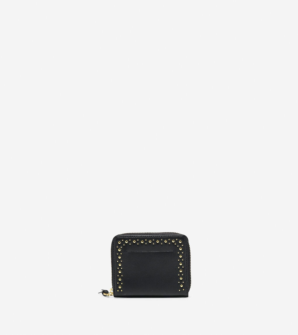 Marli Studded Small Zip Wallet