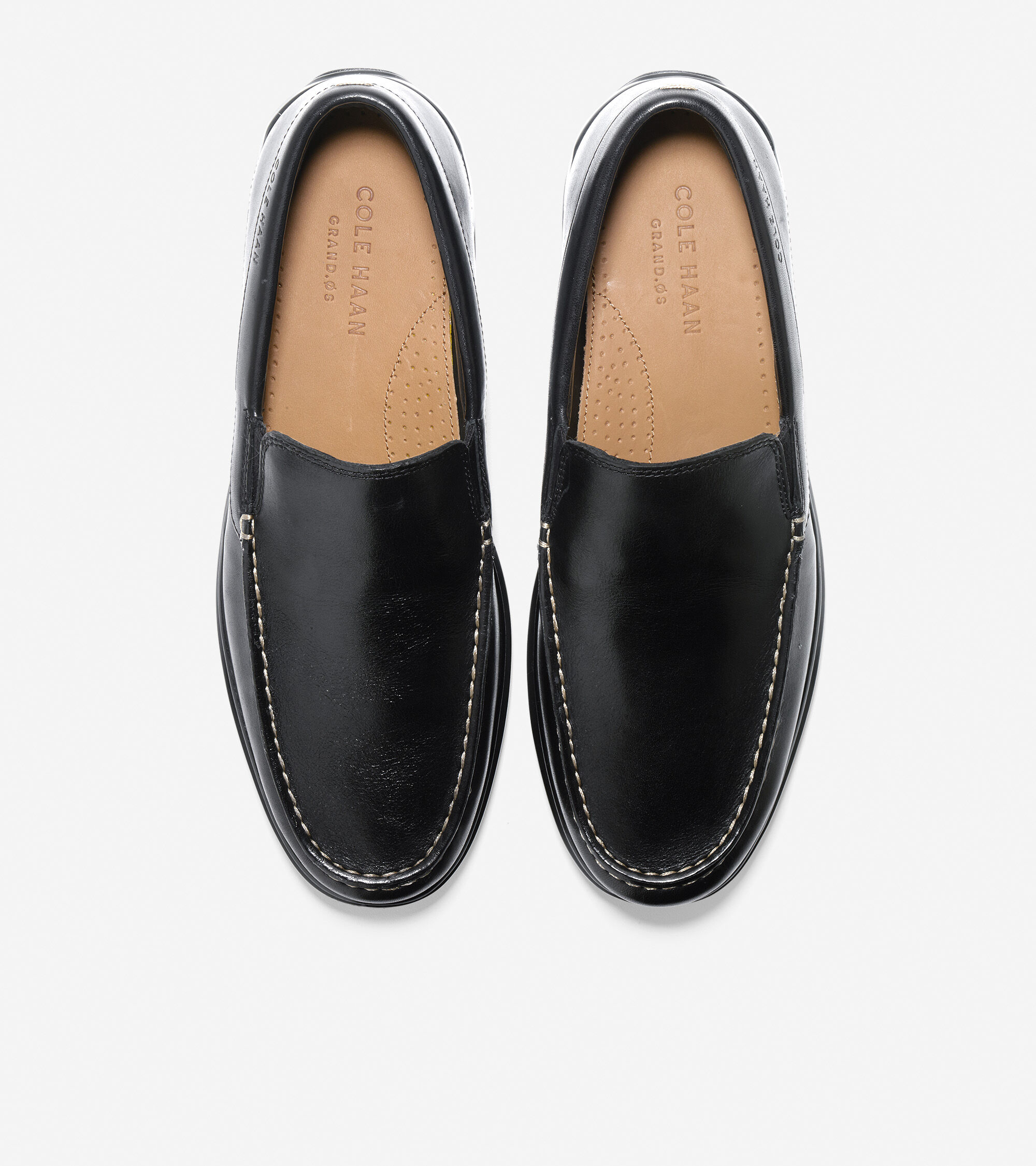 Men's Santa Barbara Twin Gore Loafers in Black | Cole Haan
