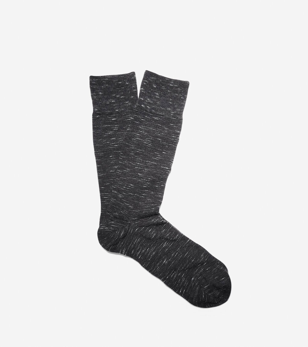 Cotton Flat Twist Knit Socks