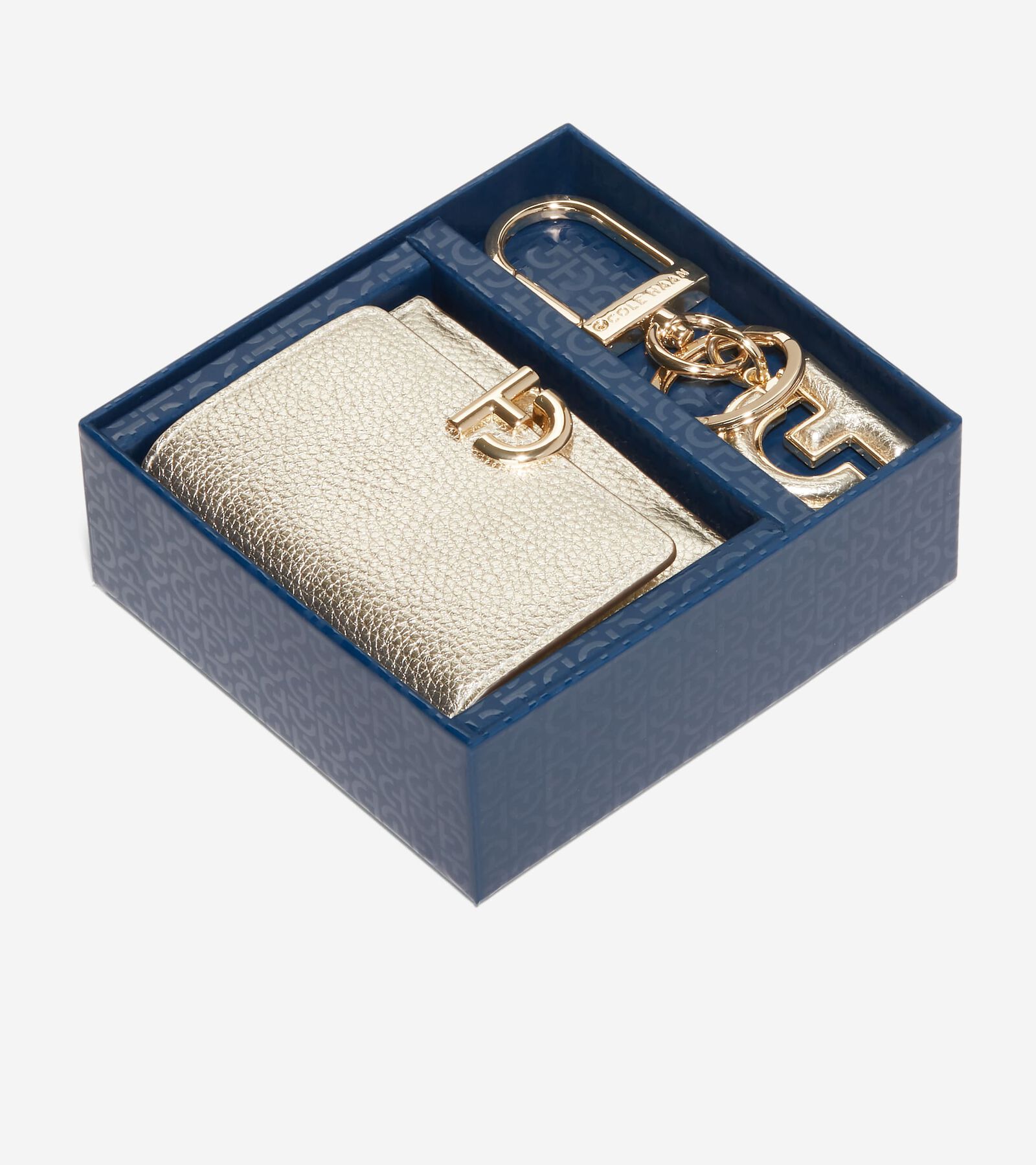 Cole Haan Essential Wallet Gift Set In Gold