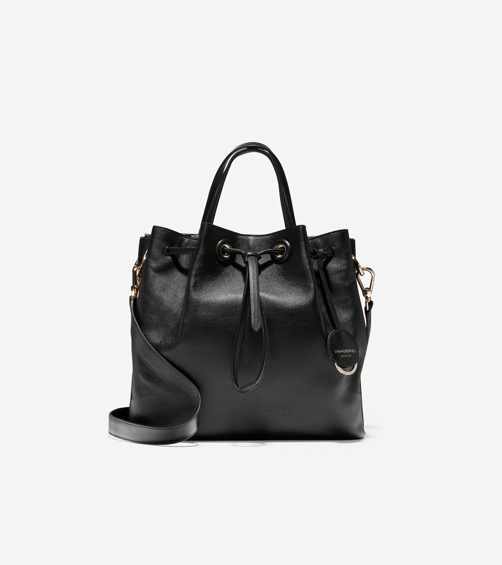 Women's Grand Ambition Bucket Bag in Black | Cole Haan
