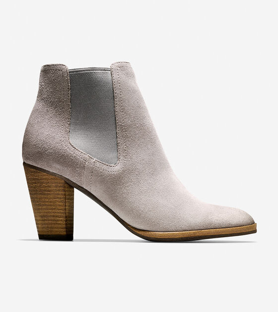 Women's Hayes Gore Booties 75mm in Ironstone | Cole Haan