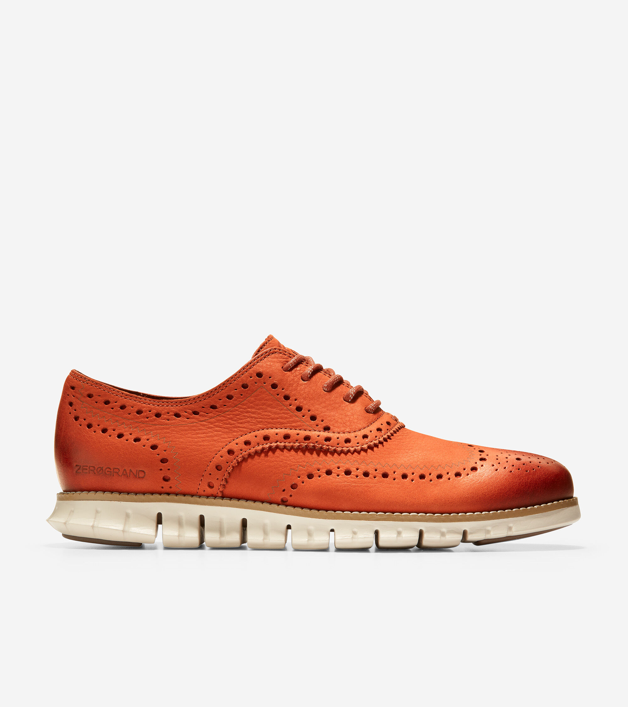 Cole Haan Zerøgrand Wingtip Oxford In Picante-white Cap