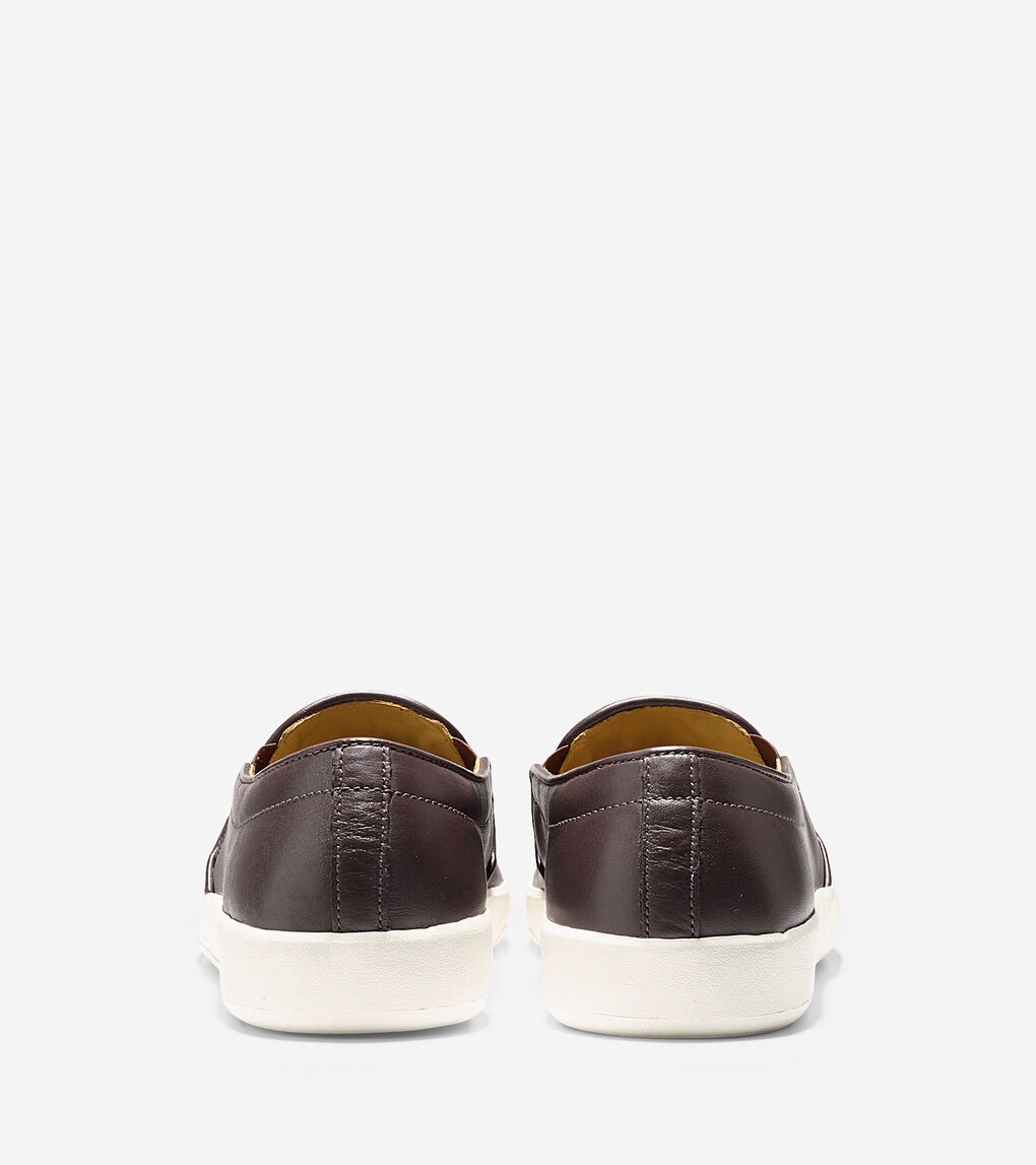 Ridley Slip On Sneaker in Chestnut : Mens Shoes | Cole Haan