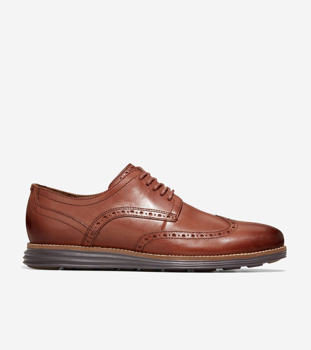 Men's ØriginalGrand Wingtip Oxford in Brown | Cole Haan