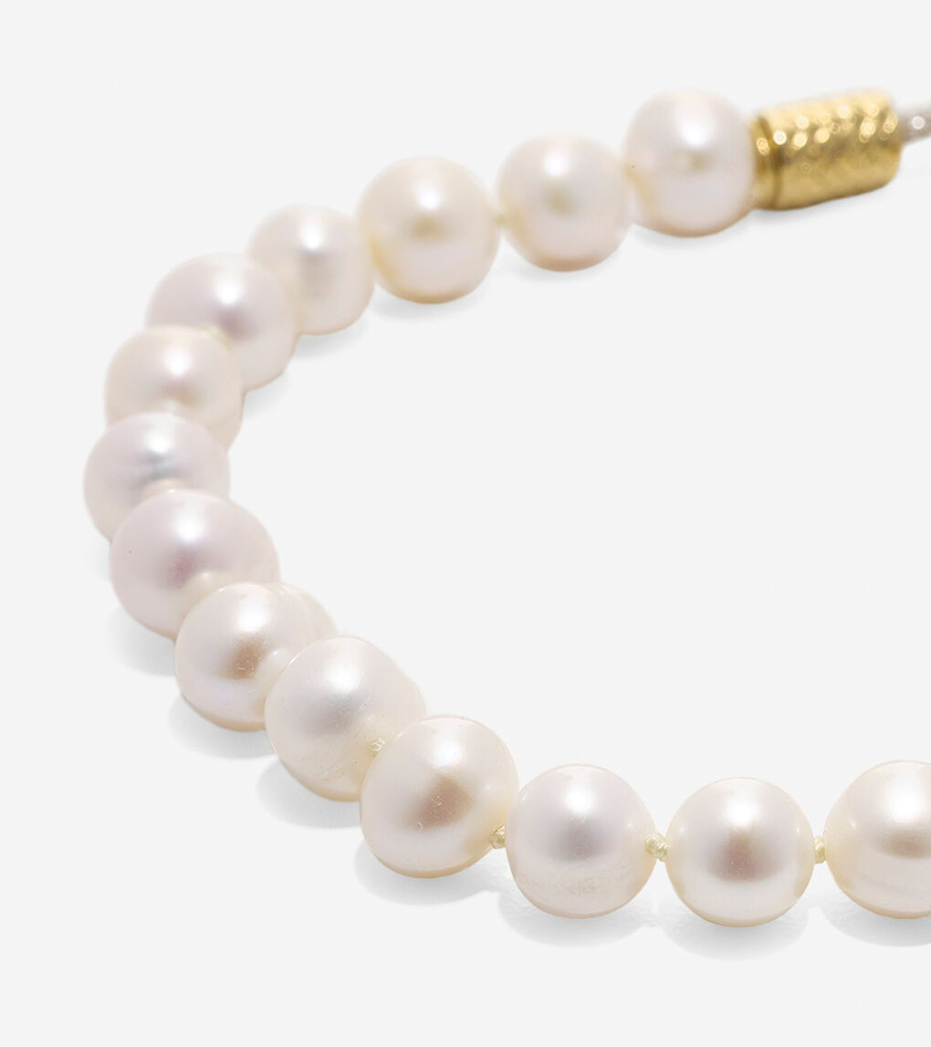 Tali Pearl Fresh Water Pearl Pull Tie Bracelet