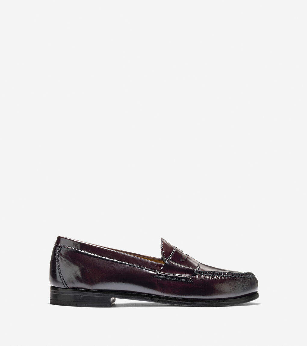 Men's Pinch Grand Penny Loafer in Mahogany | Cole Haan