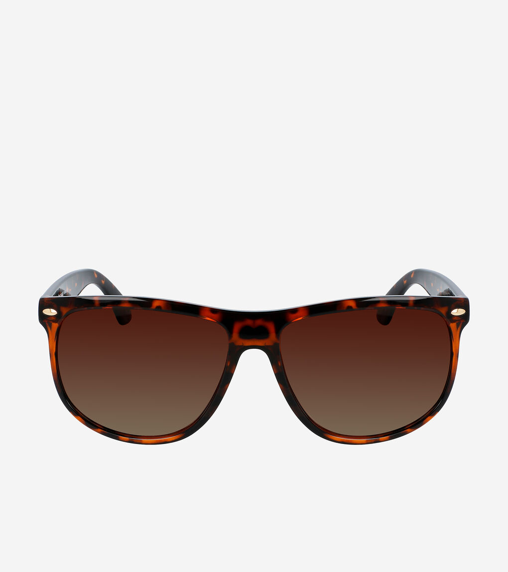 MENS Straight Top-Shield Polarized Sunglasses