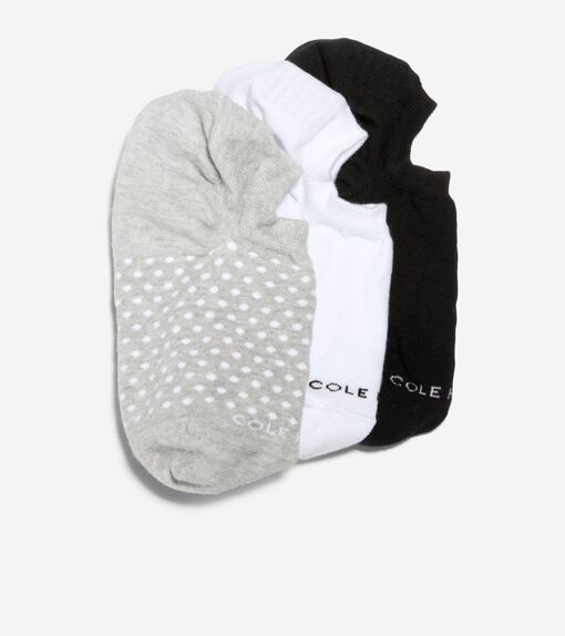Women's 3 Pack Dot Sock Liners