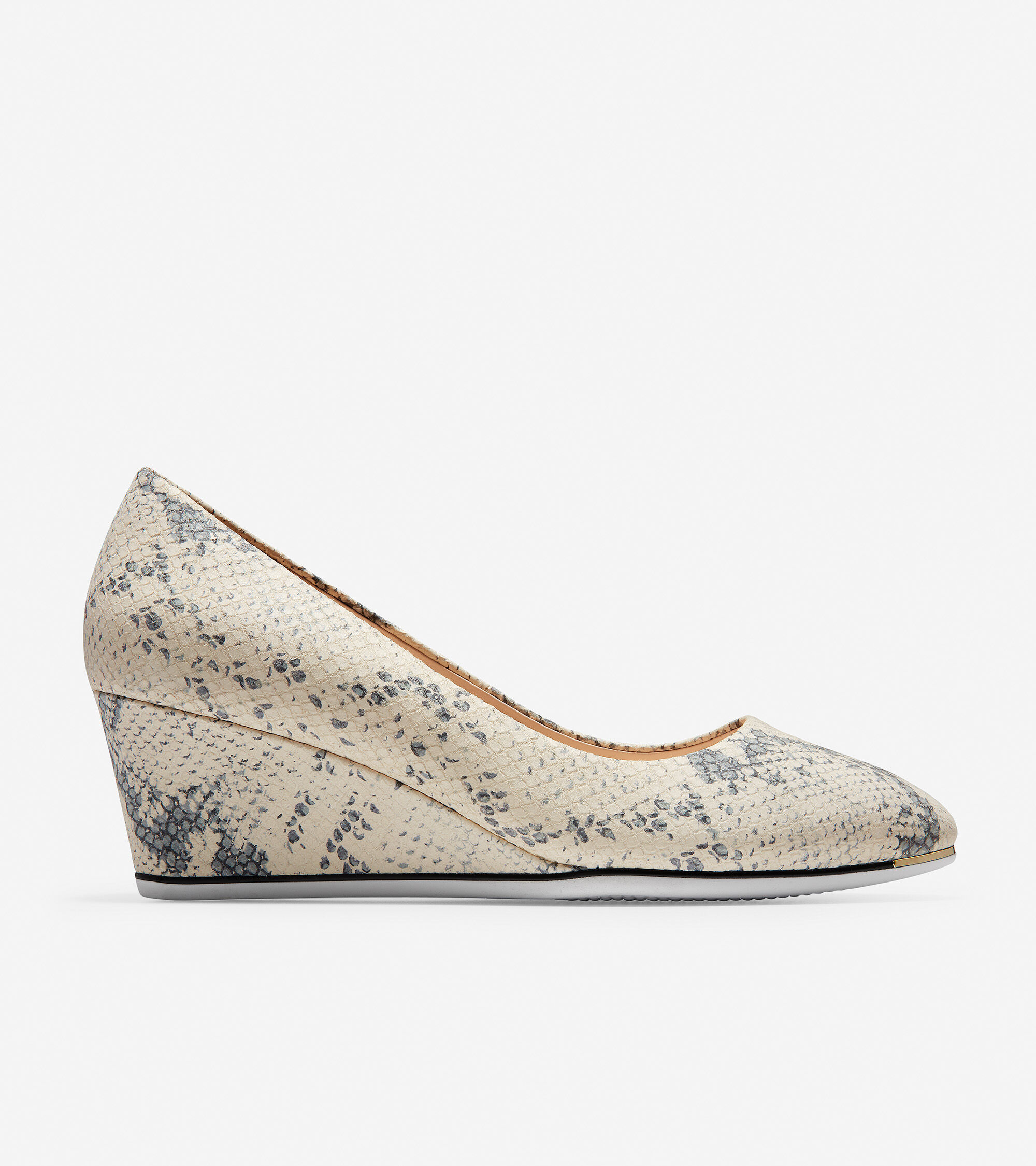 cole haan white pumps